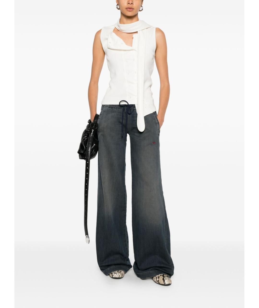 DIESEL Хлопковые прямые джинсы, фото 4