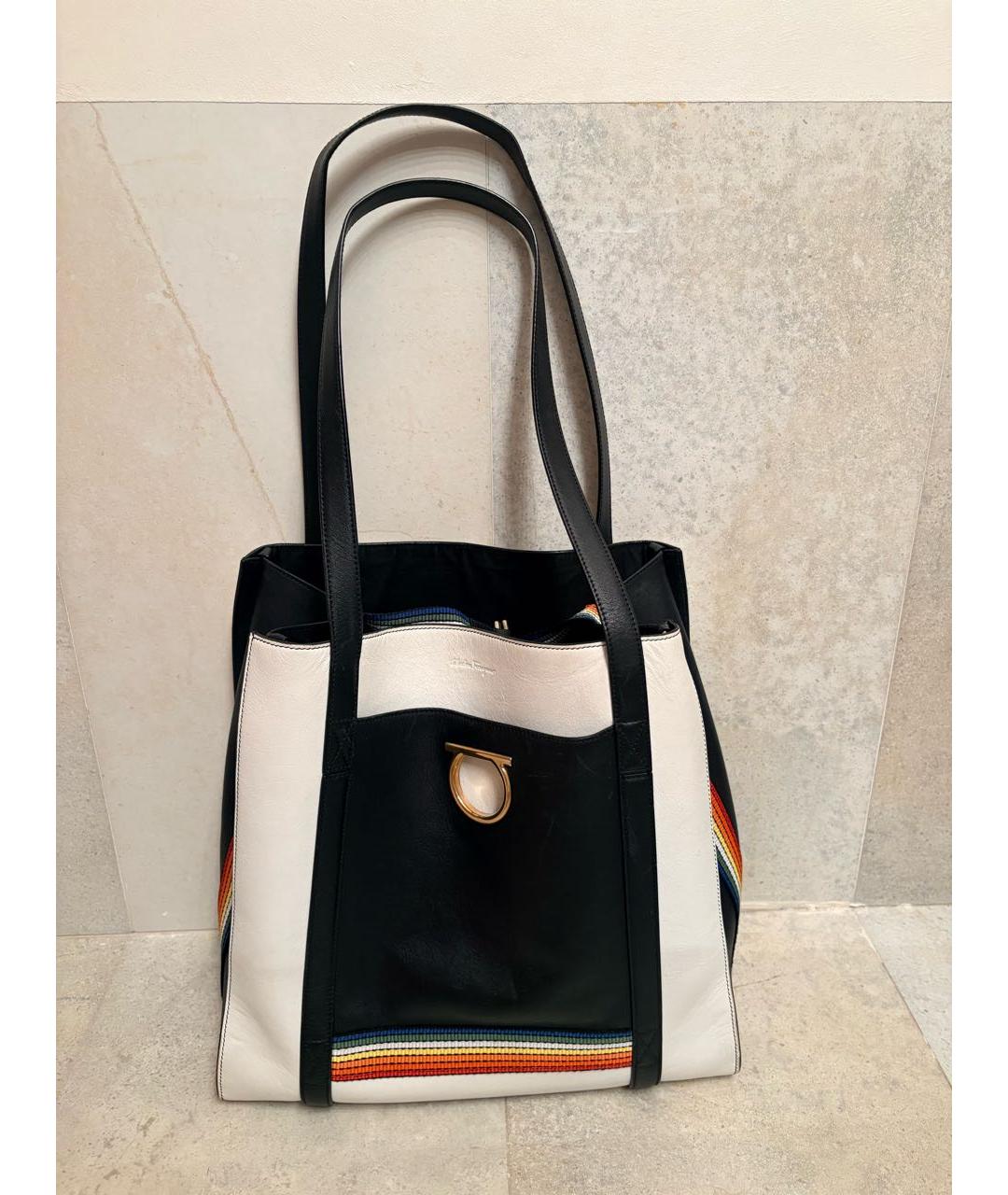 FERRAGAMO Мульти кожаная сумка тоут, фото 2