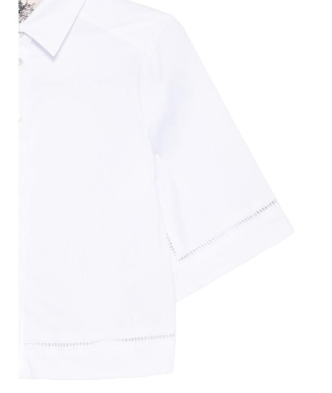 SEMICOUTURE Белая хлопковая рубашка, фото 2