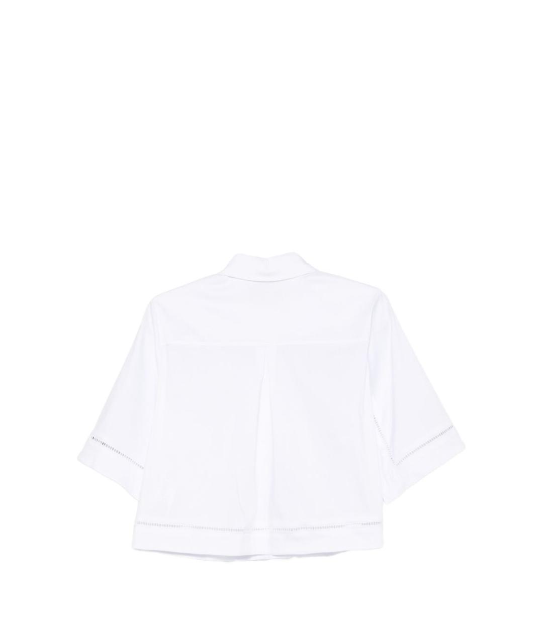 SEMICOUTURE Белая хлопковая рубашка, фото 3