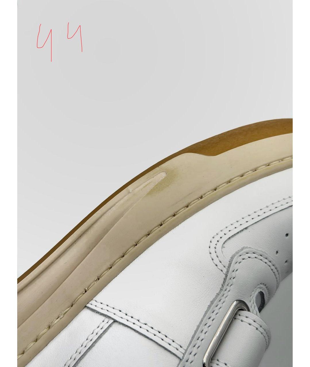 ACNE STUDIOS Белые кожаные кроссовки, фото 7