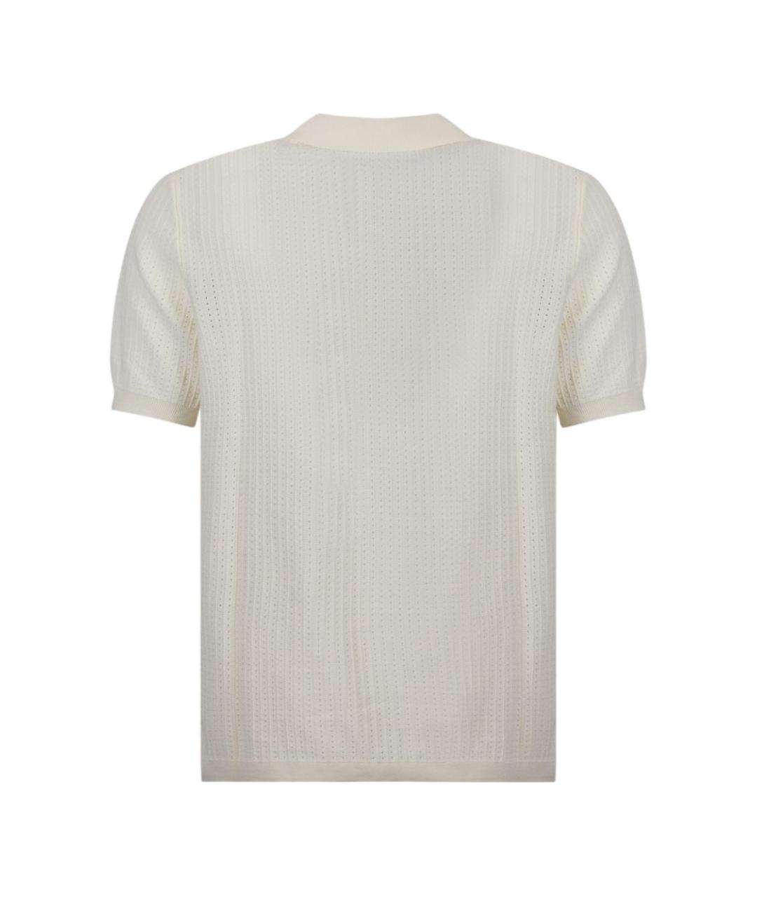 MC2 SAINT BARTH Бежевая хлопковая футболка, фото 2