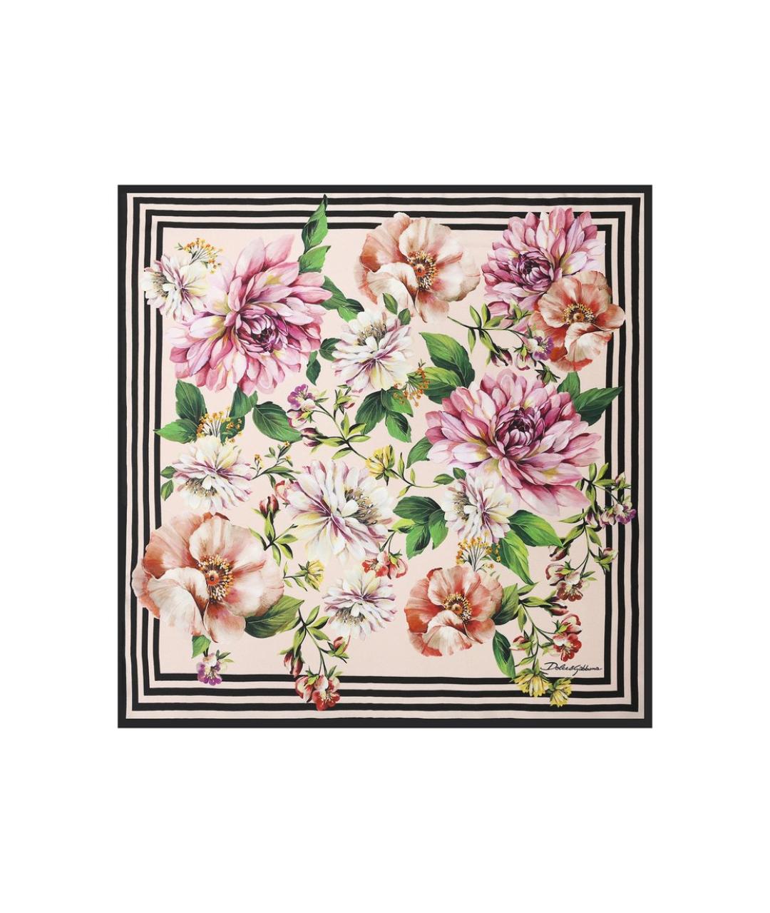 DOLCE&GABBANA Мульти шелковый платок, фото 6