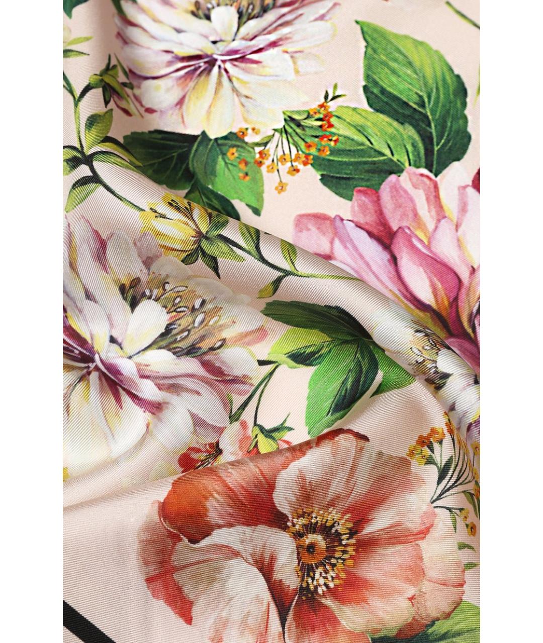 DOLCE&GABBANA Мульти шелковый платок, фото 2