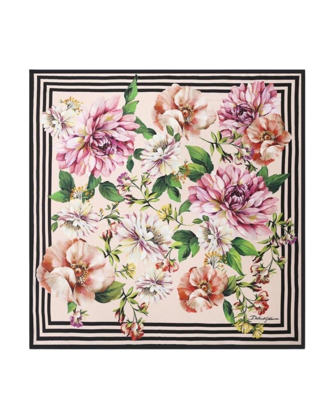 DOLCE&GABBANA Мульти шелковый платок, фото 1