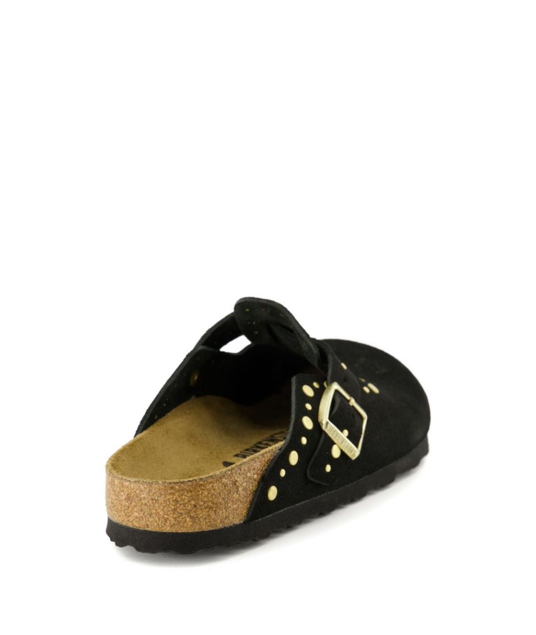 BIRKENSTOCK Черные замшевые сабо, фото 3