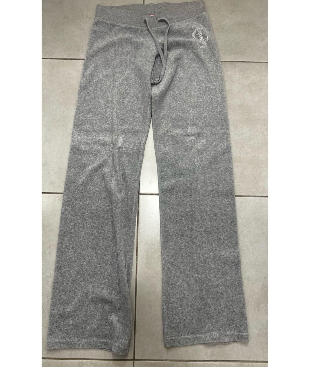 JUICY COUTURE Серый хлопковый спортивные костюмы, фото 2