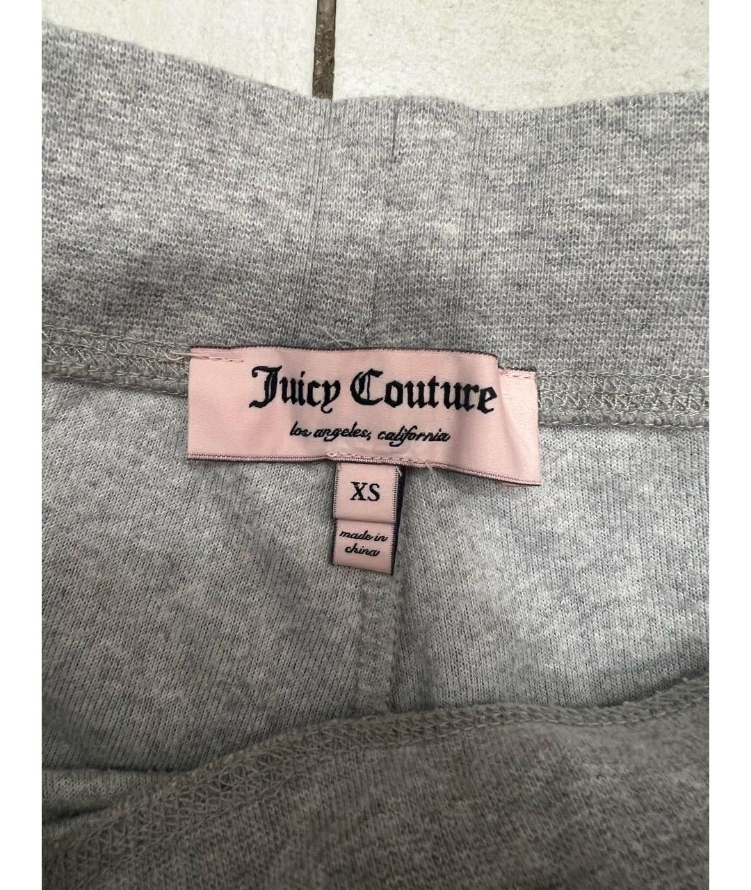 JUICY COUTURE Серый хлопковый спортивные костюмы, фото 6
