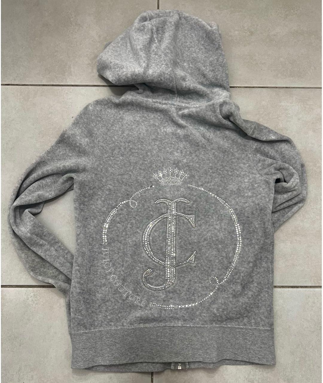 JUICY COUTURE Серый хлопковый спортивные костюмы, фото 3