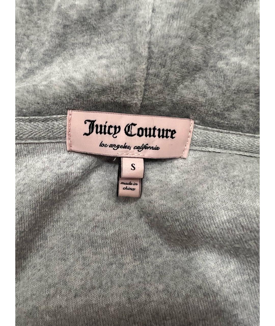 JUICY COUTURE Серый хлопковый спортивные костюмы, фото 5