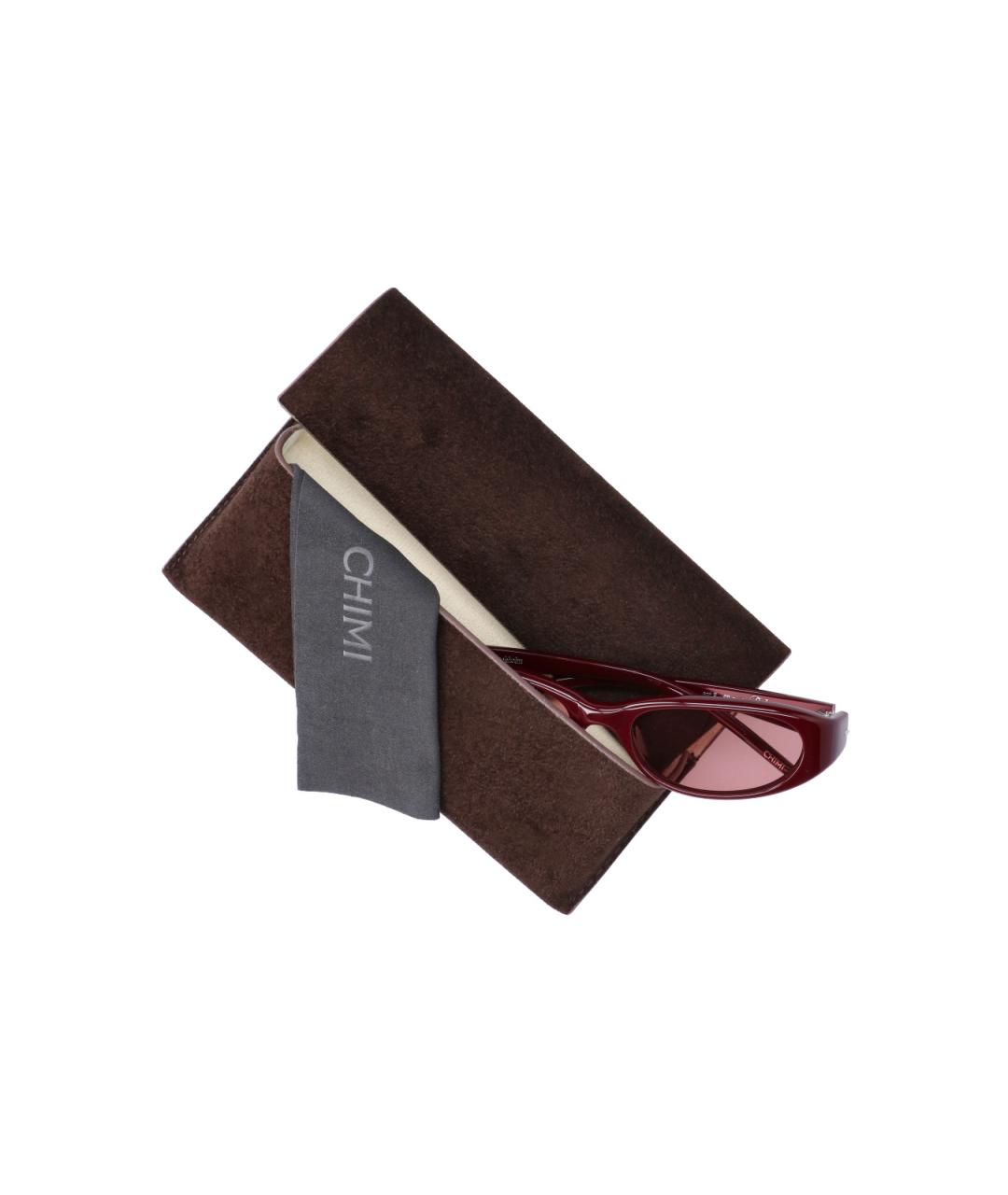 CHIMI Бордовые солнцезащитные очки, фото 3