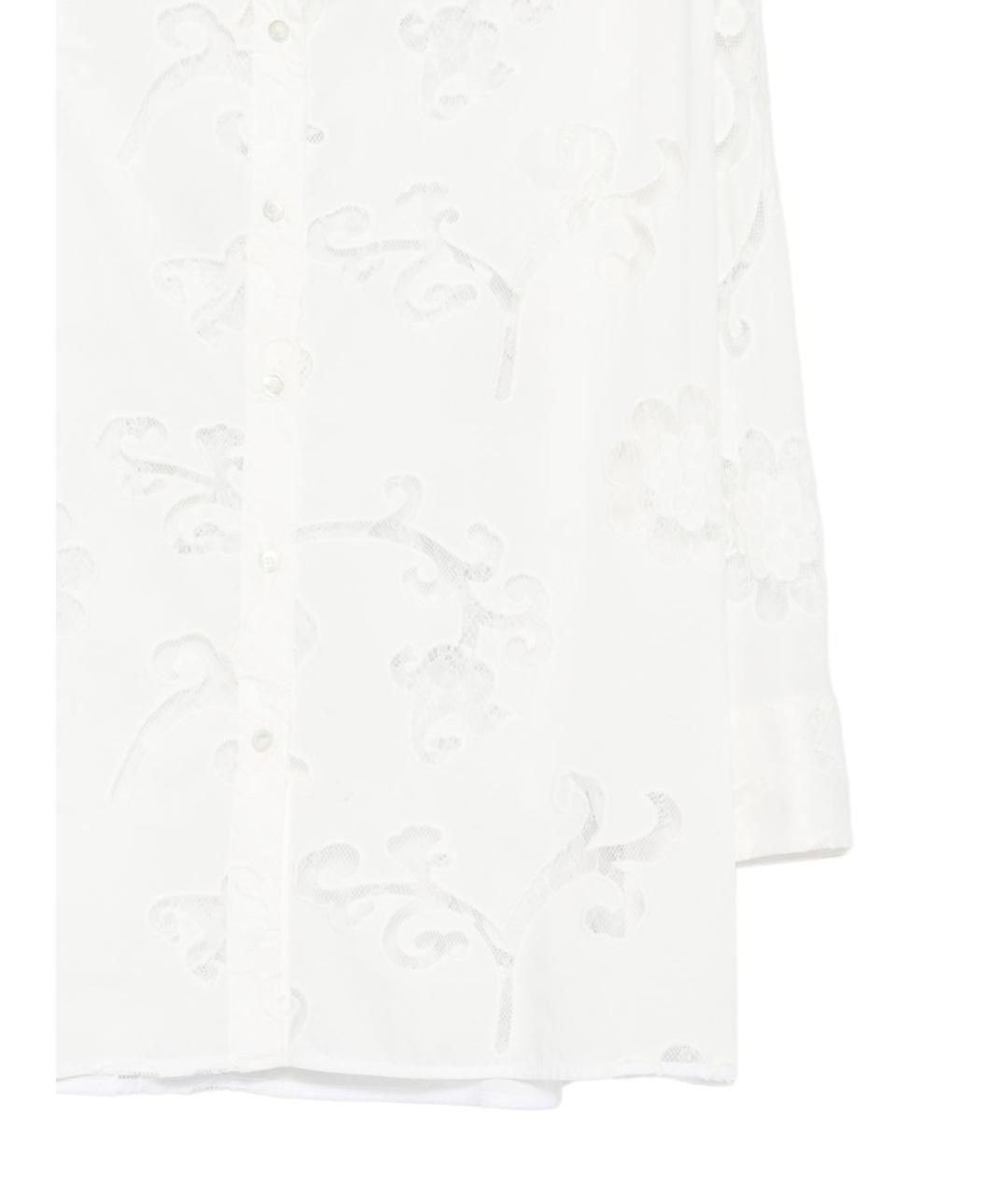 SEMICOUTURE Белая хлопковая рубашка, фото 3