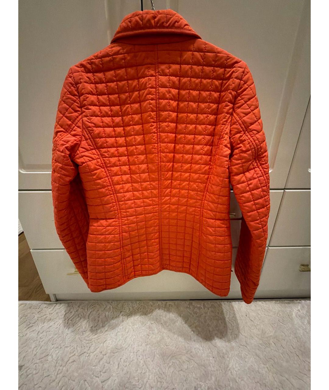 FERRAGAMO Оранжевая шелковая куртка, фото 2