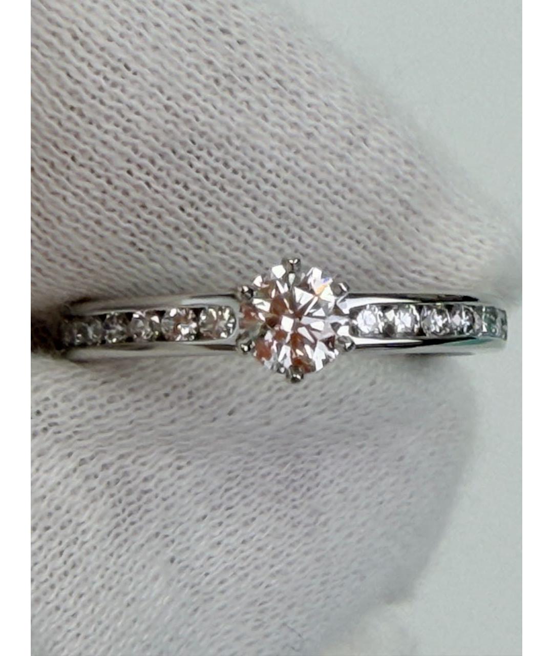 TIFFANY&CO Серебряное платиновое кольцо, фото 7