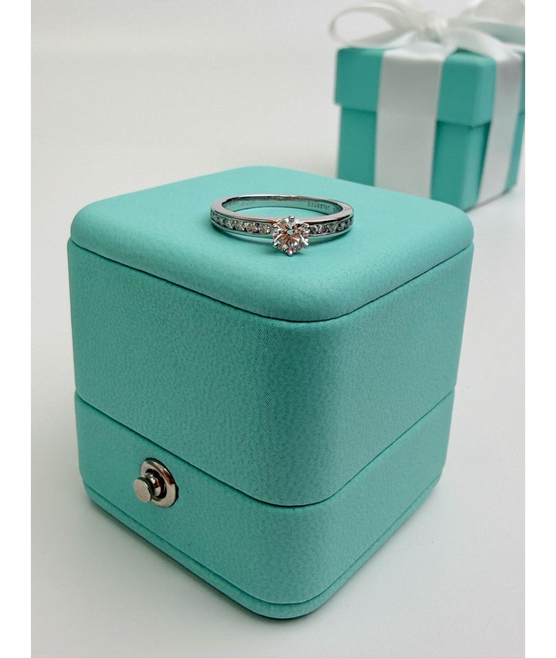 TIFFANY&CO Серебряное платиновое кольцо, фото 6