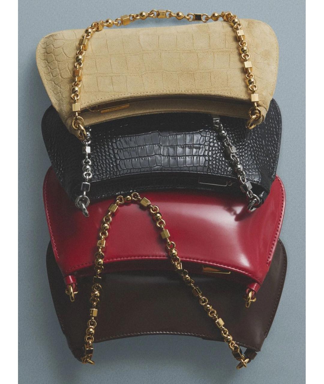 JACQUEMUS Бежевая замшевая сумка с короткими ручками, фото 4