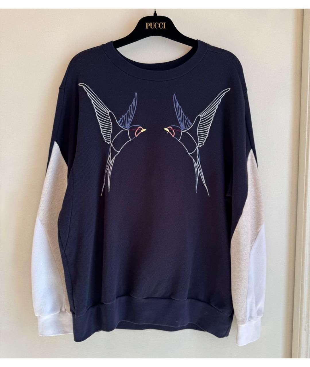 STELLA MCCARTNEY Темно-синий хлопковый джемпер / свитер, фото 4