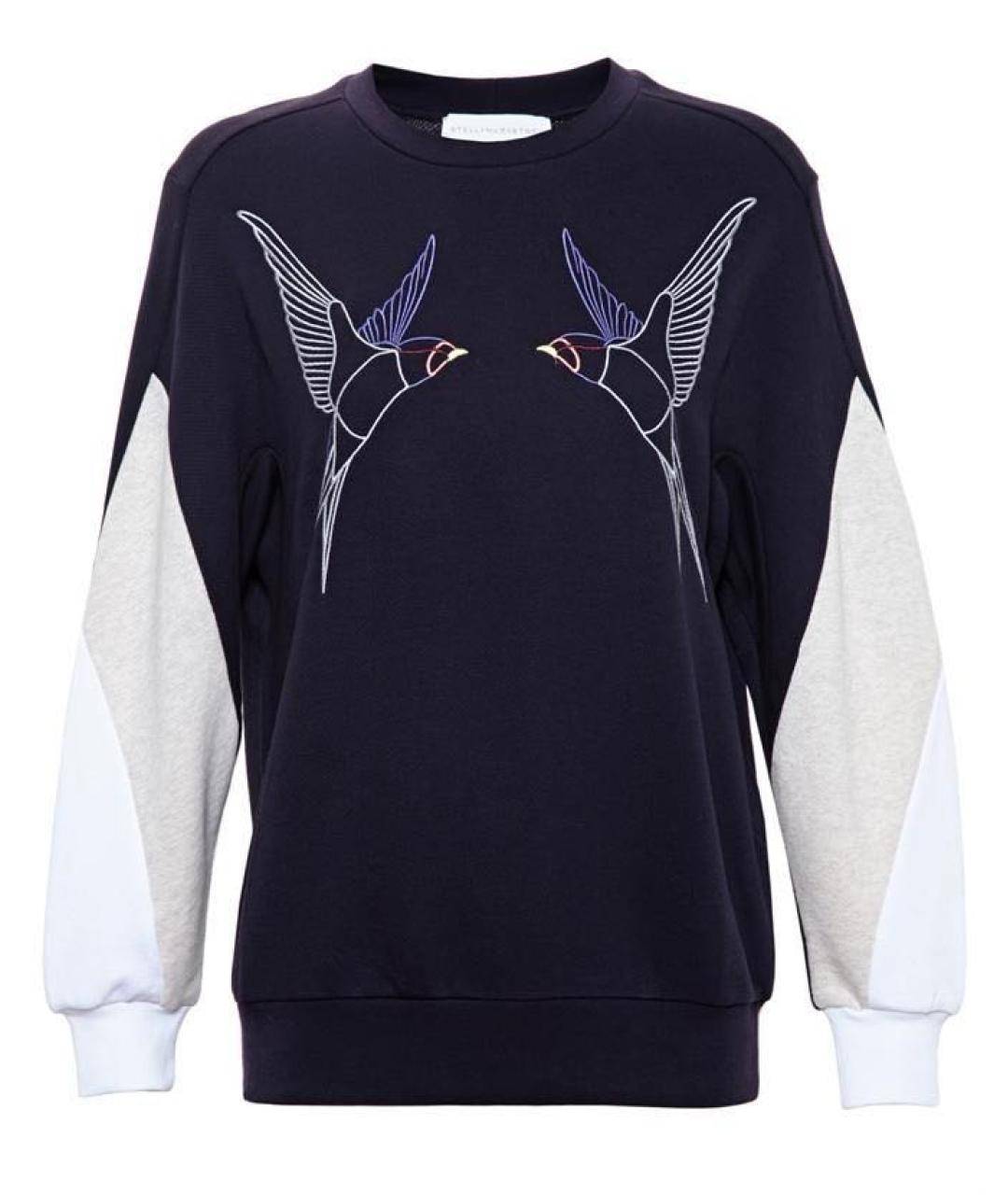 STELLA MCCARTNEY Темно-синий хлопковый джемпер / свитер, фото 1