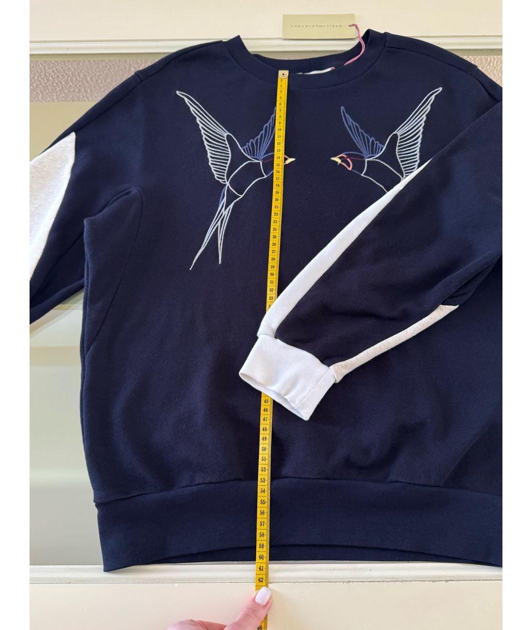 STELLA MCCARTNEY Темно-синий хлопковый джемпер / свитер, фото 7