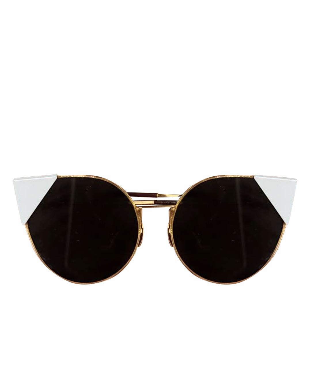 FENDI Мульти металлические солнцезащитные очки, фото 1