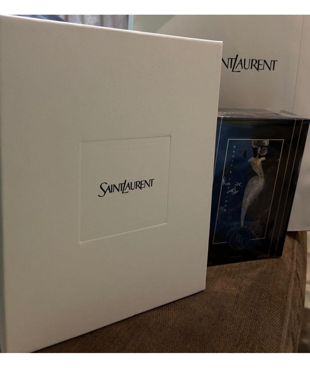 SAINT LAURENT Черная кожаная сумка через плечо, фото 5