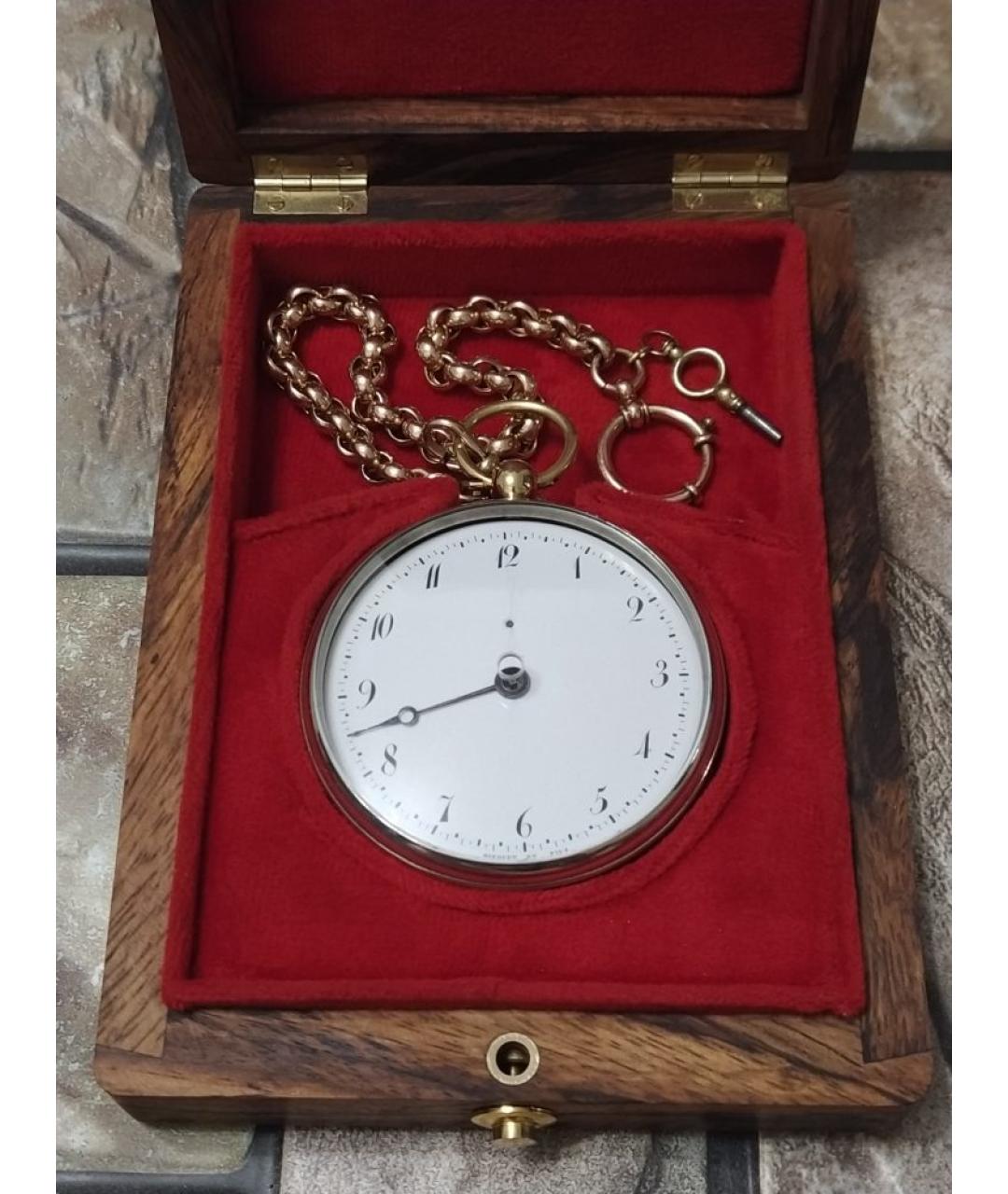 Breguet Золотые позолоченные часы, фото 9