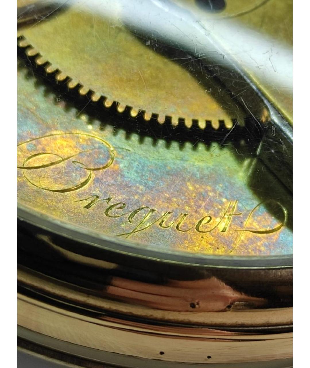 Breguet Золотые позолоченные часы, фото 5