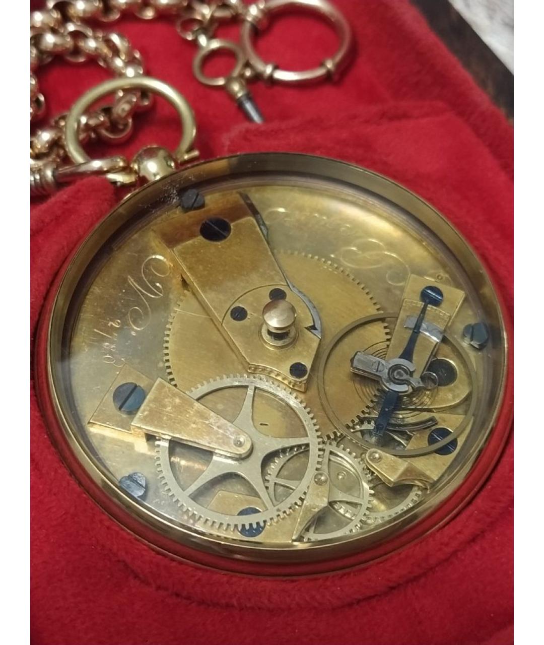 Breguet Золотые позолоченные часы, фото 3