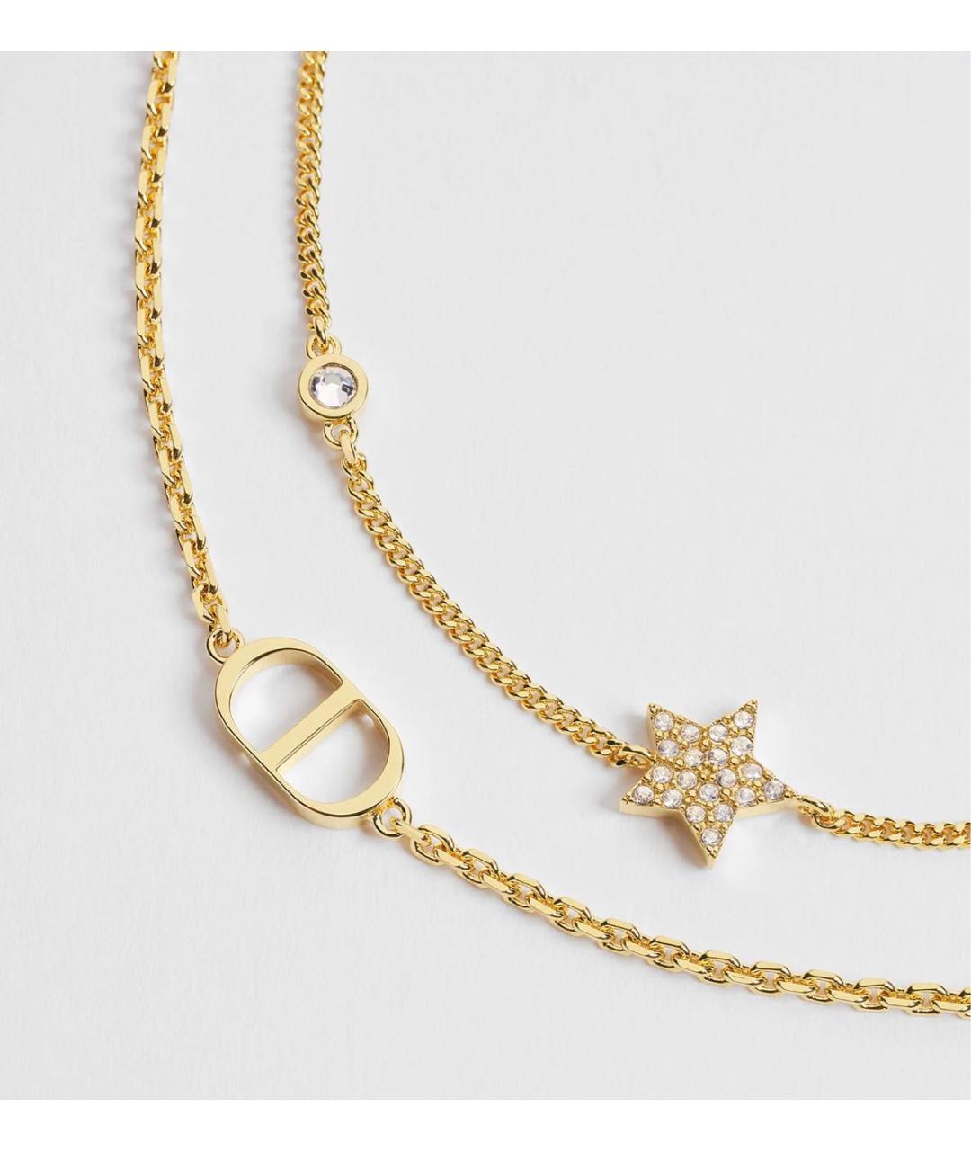 CHRISTIAN DIOR Золотой металлический браслет, фото 3