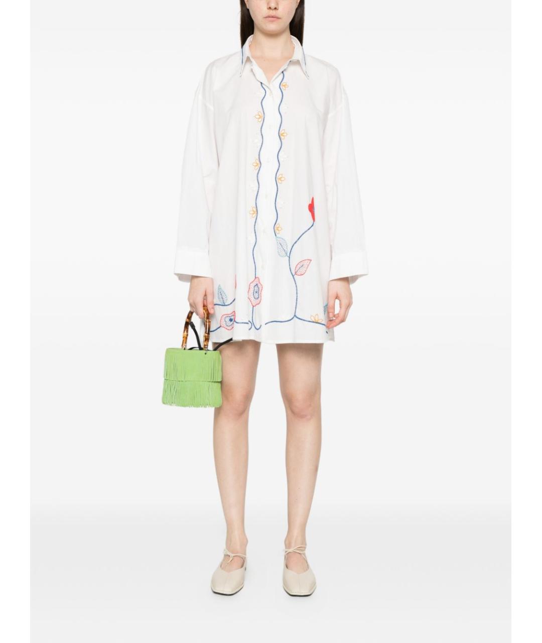 FORTE FORTE Белая хлопковая рубашка, фото 4