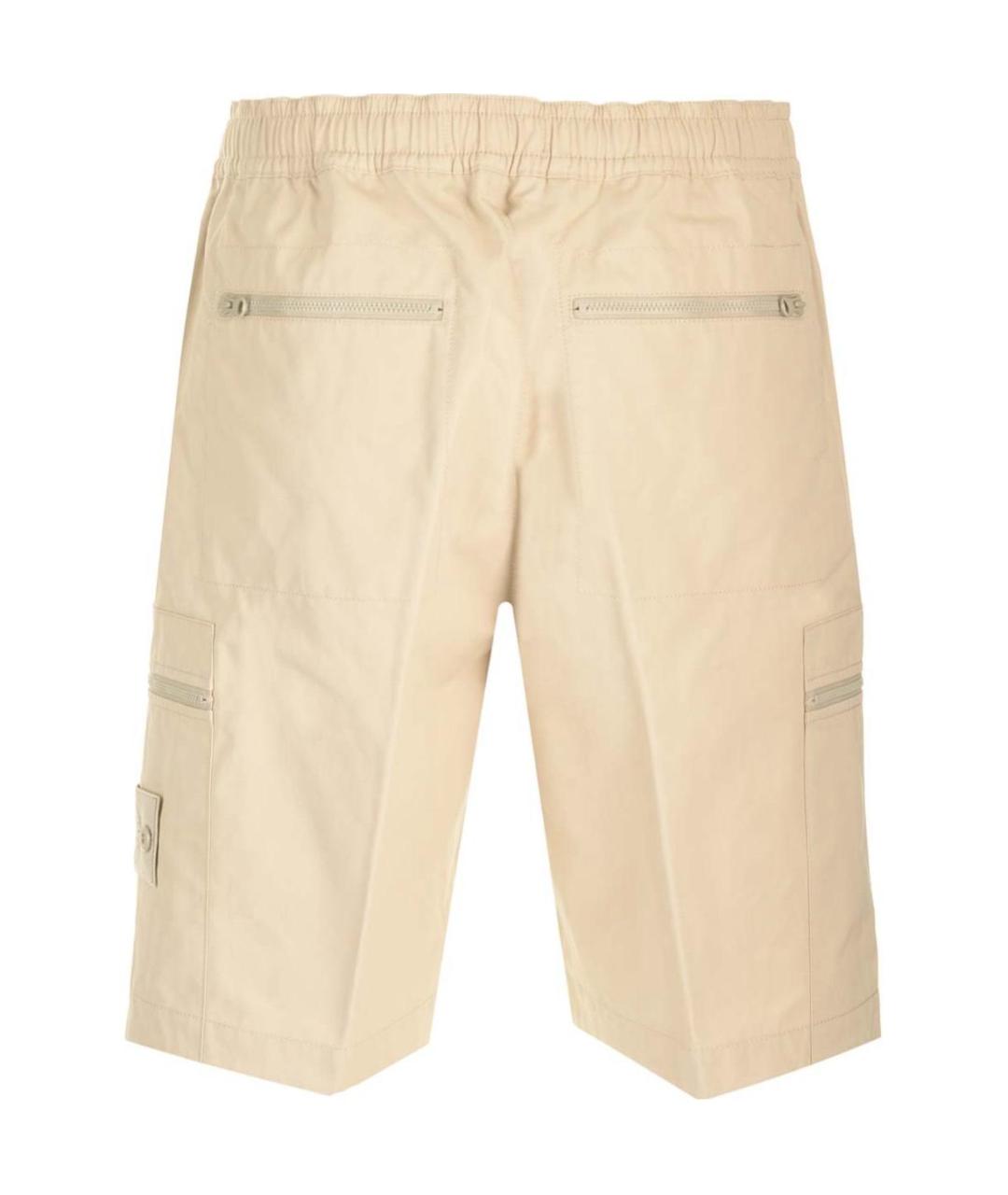 STONE ISLAND Хаки шорты, фото 2