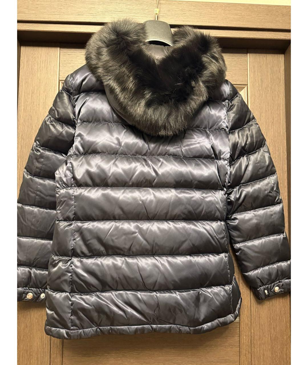 PRADA Темно-синяя полиамидовая куртка, фото 2