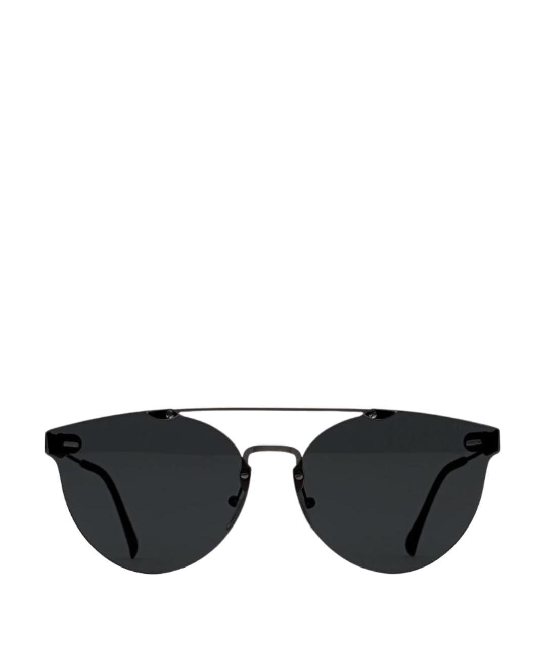 RETROSUPERFUTURE Черные металлические солнцезащитные очки, фото 1