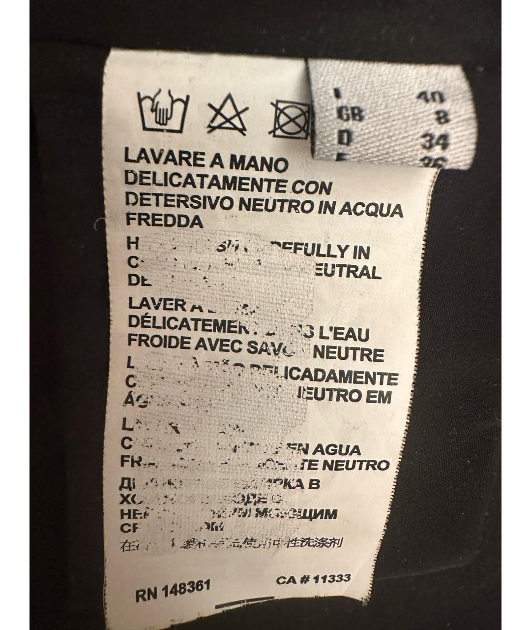 PINKO Черная полиэстеровая куртка, фото 6