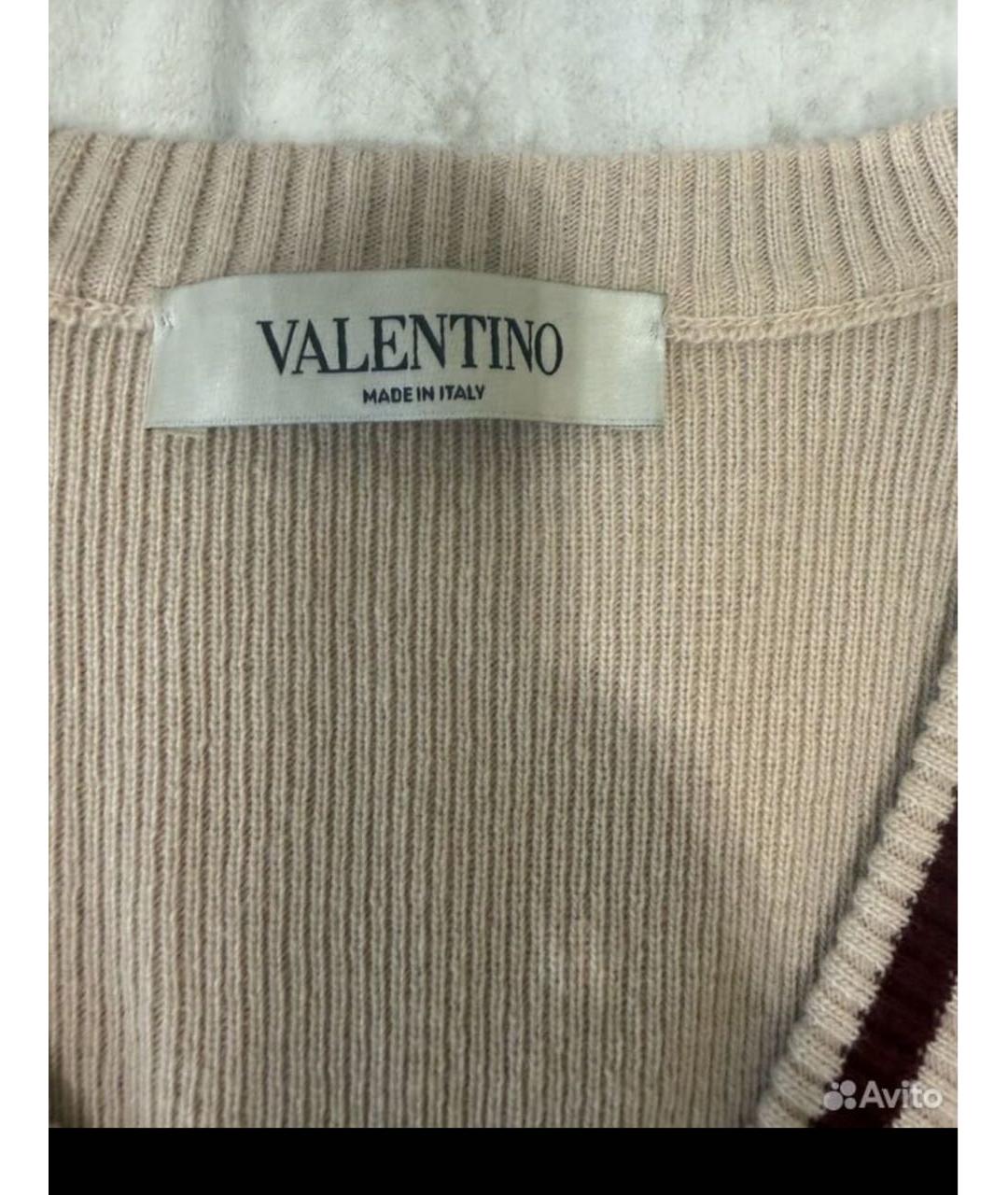 VALENTINO Мульти шерстяной джемпер / свитер, фото 3