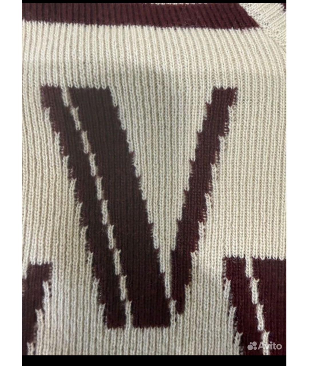 VALENTINO Мульти шерстяной джемпер / свитер, фото 4