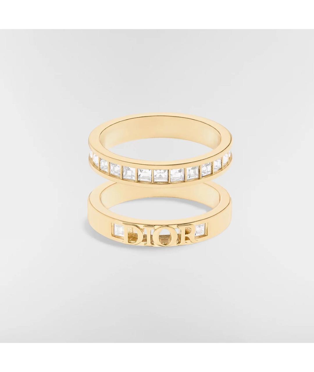 CHRISTIAN DIOR Золотое металлическое кольцо, фото 7