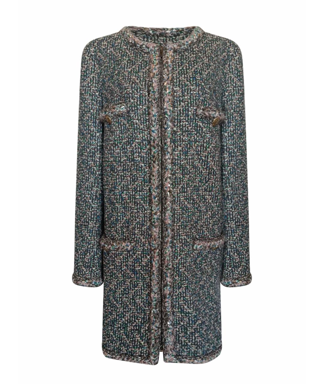 CHANEL Мульти шерстяной жакет/пиджак, фото 1