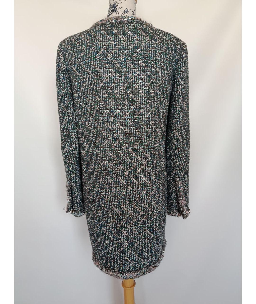 CHANEL Мульти шерстяной жакет/пиджак, фото 2