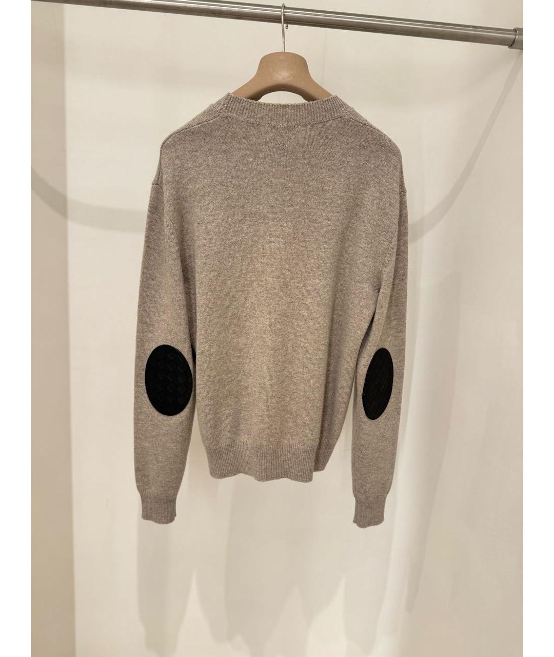 BOTTEGA VENETA Серый кашемировый джемпер / свитер, фото 3