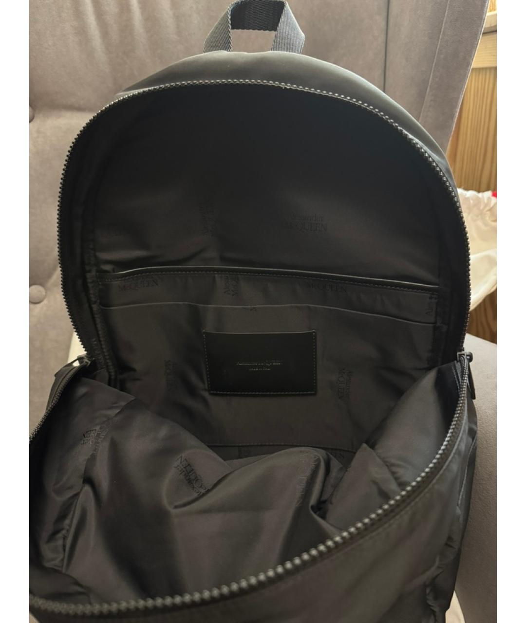 ALEXANDER MCQUEEN Черный рюкзак, фото 3