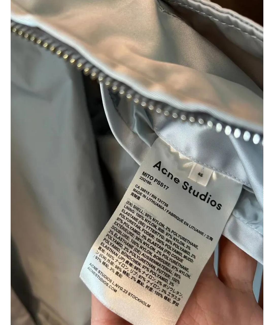 ACNE STUDIOS Серая куртка, фото 5