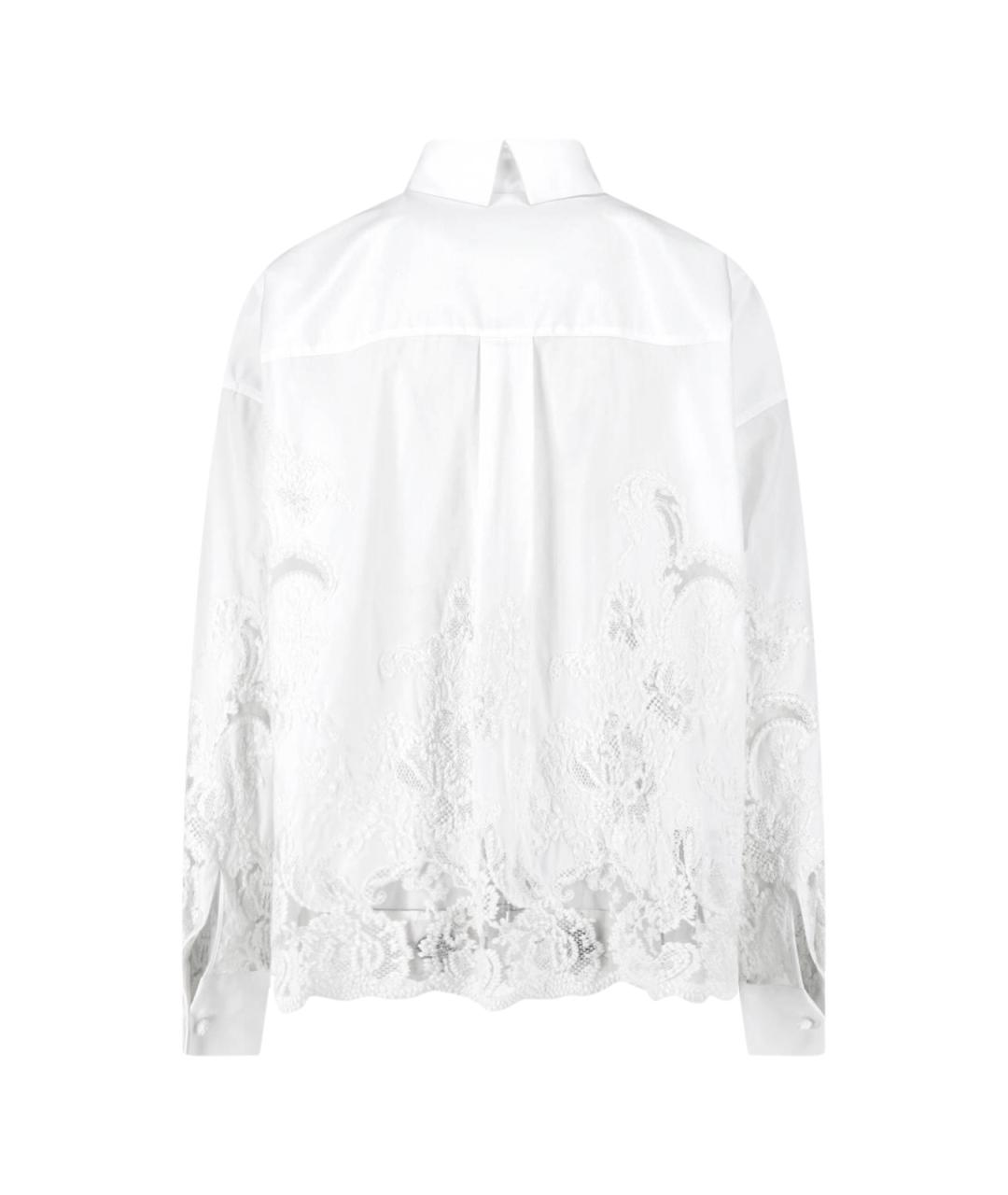 ERMANNO SCERVINO Белая хлопковая рубашка, фото 2