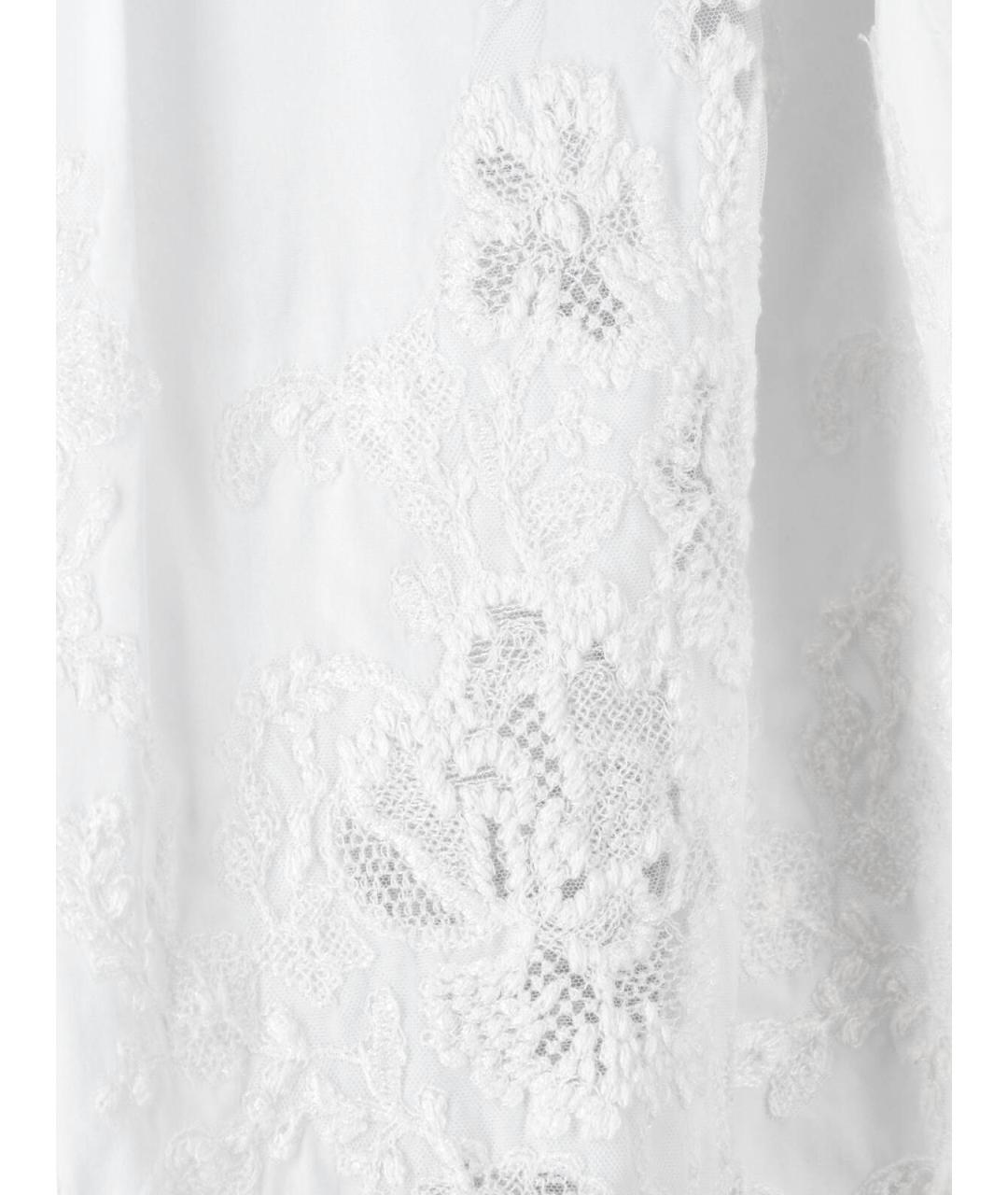 ERMANNO SCERVINO Белая хлопковая рубашка, фото 5