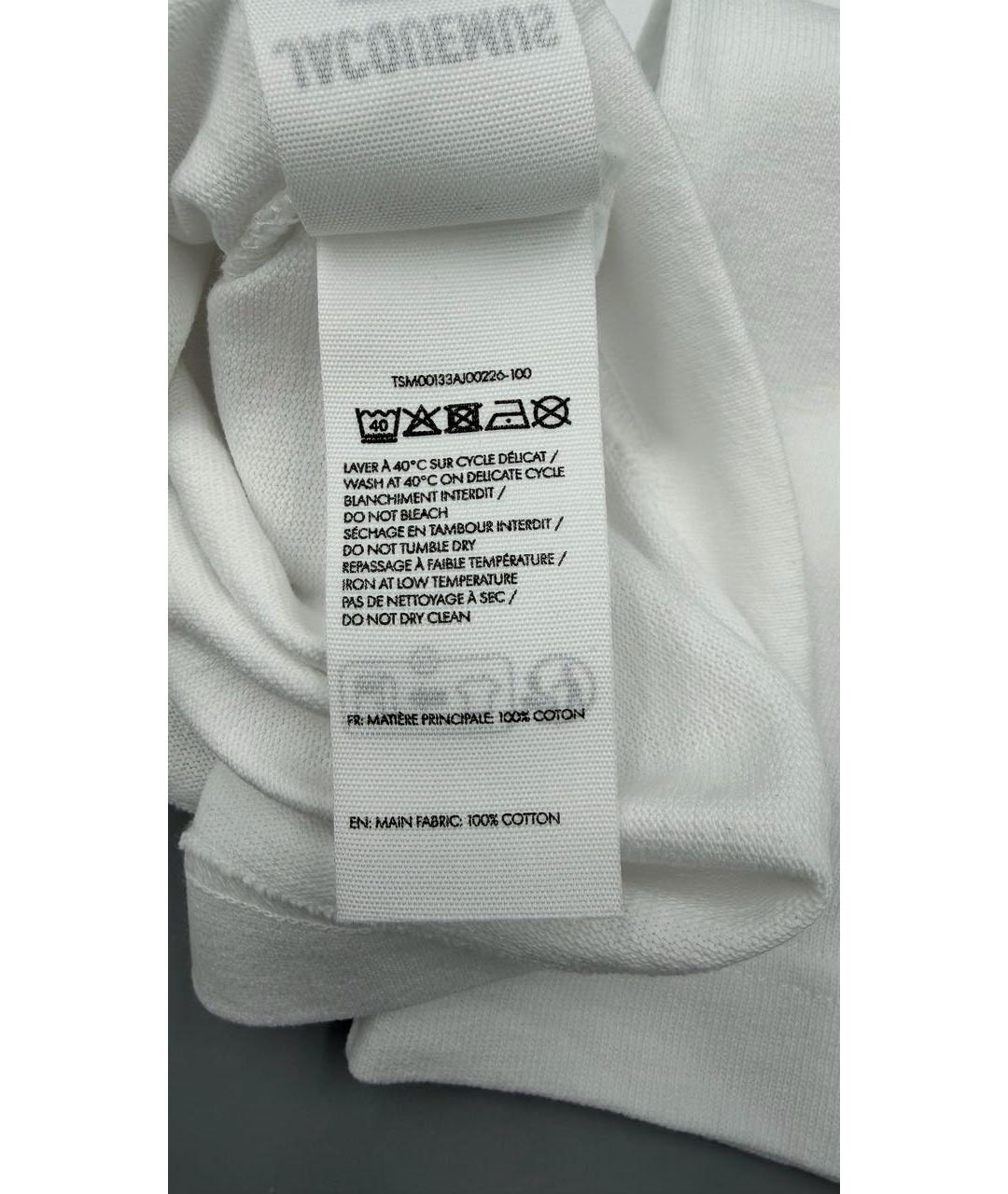 JACQUEMUS Белая хлопковая футболка, фото 3