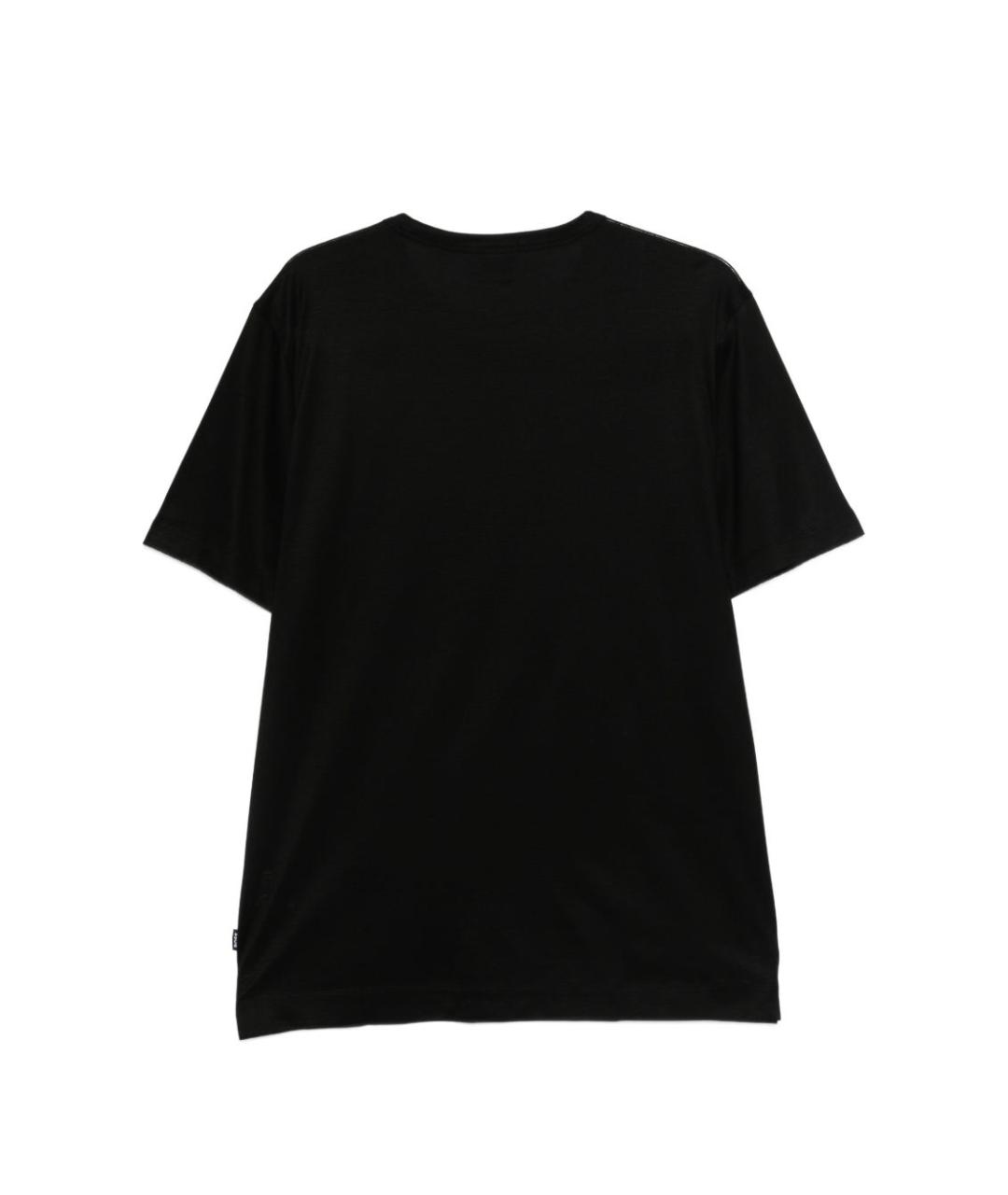 HUGO BOSS Черная футболка, фото 2