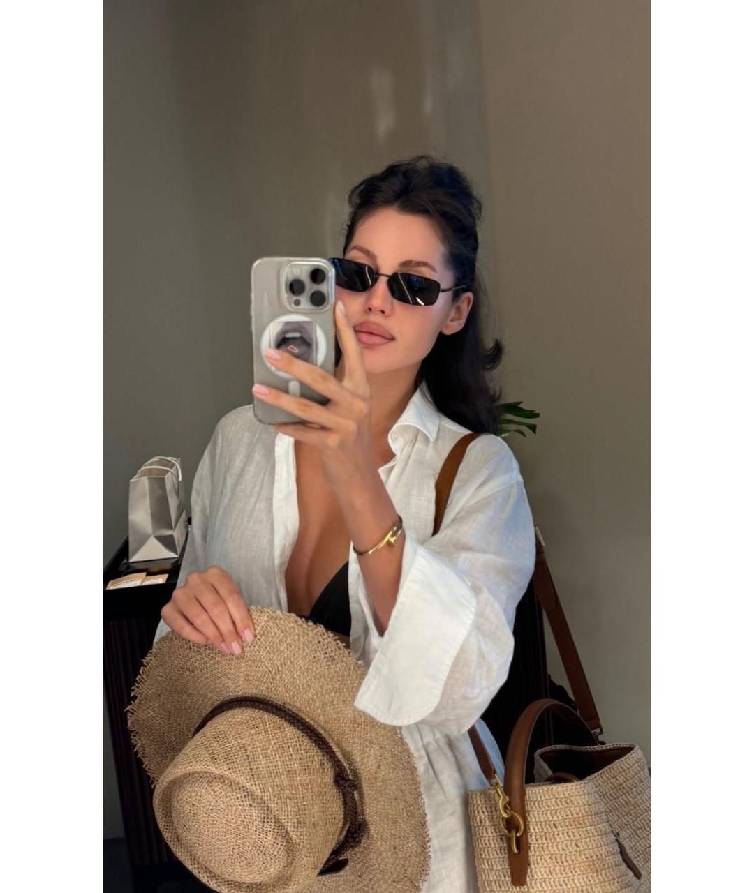 PRADA Черные металлические солнцезащитные очки, фото 3