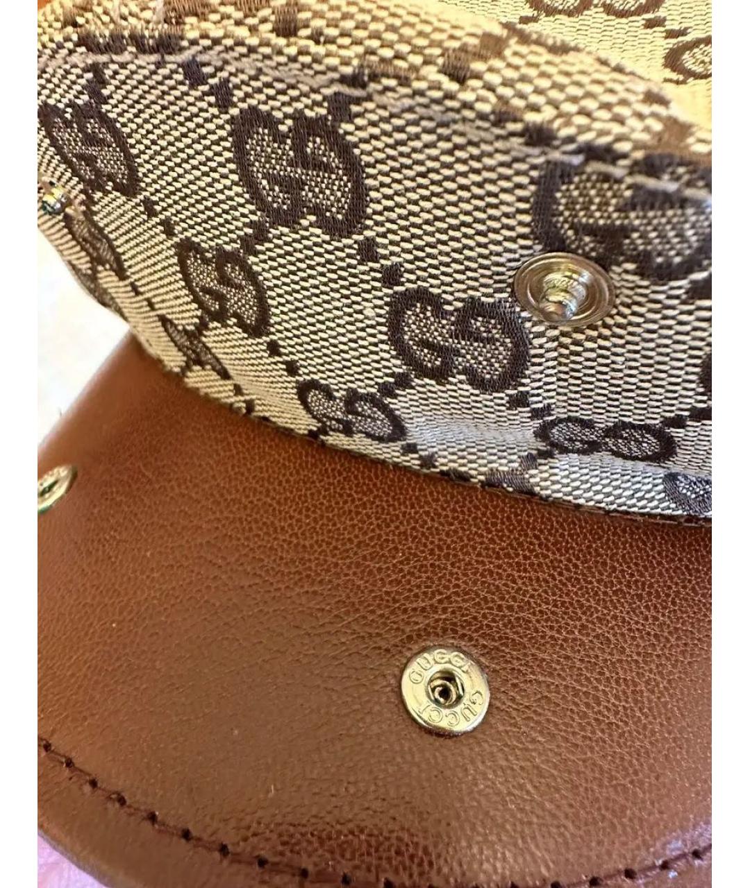 GUCCI Бежевая кепка, фото 7