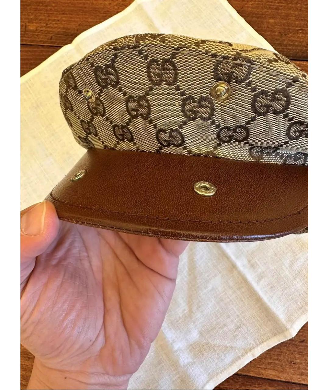 GUCCI Бежевая кепка, фото 6