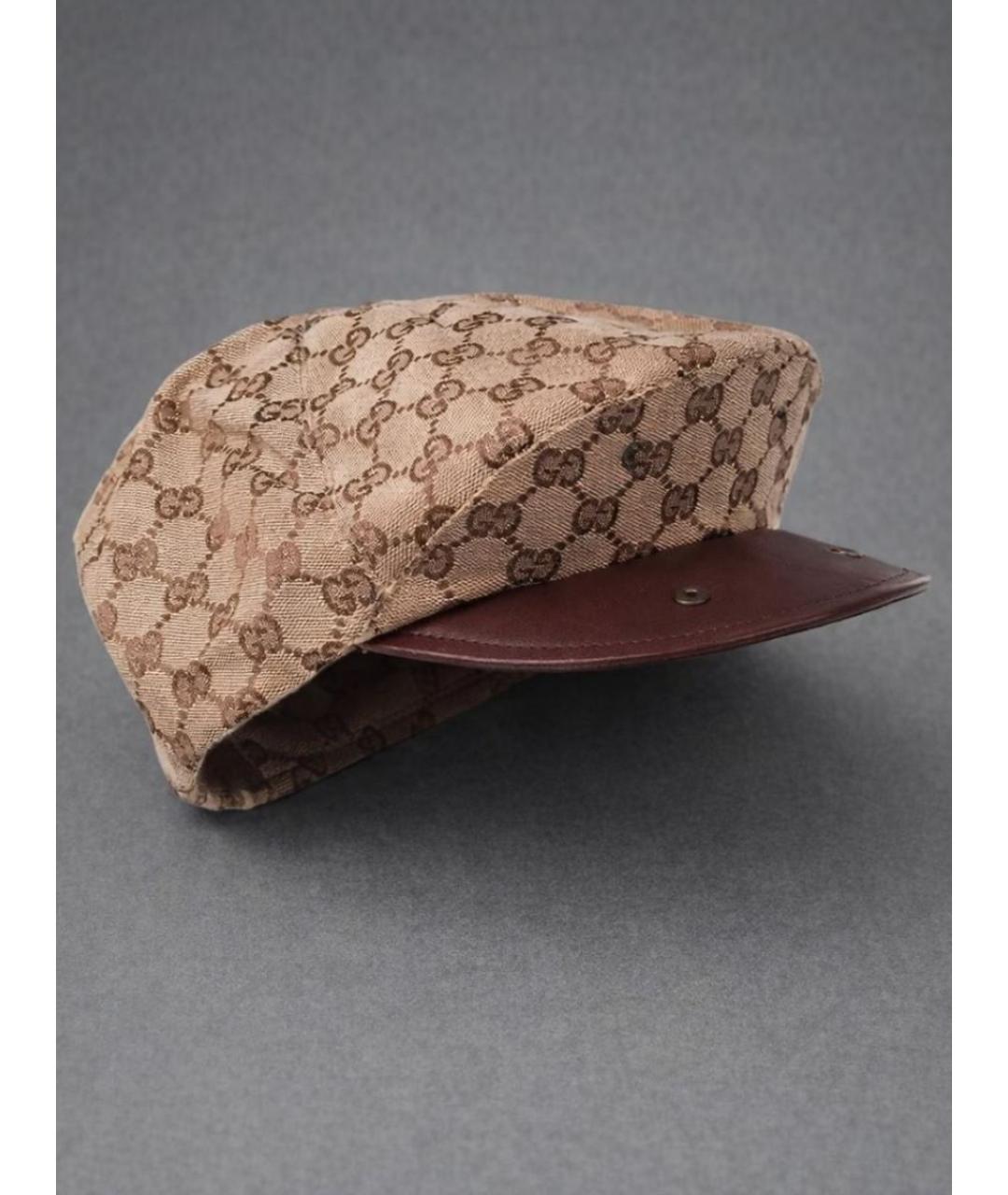 GUCCI Бежевая кепка, фото 2